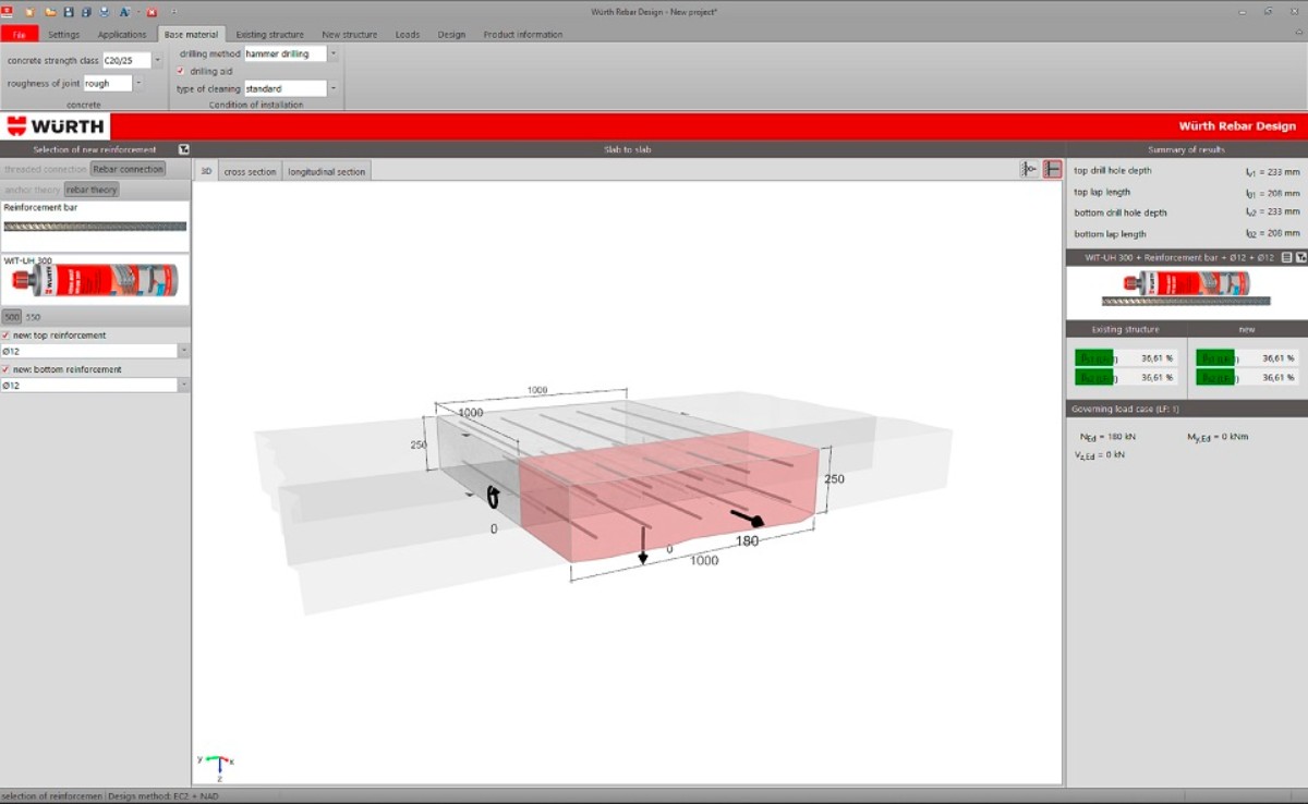 Post-installed Rebar Design