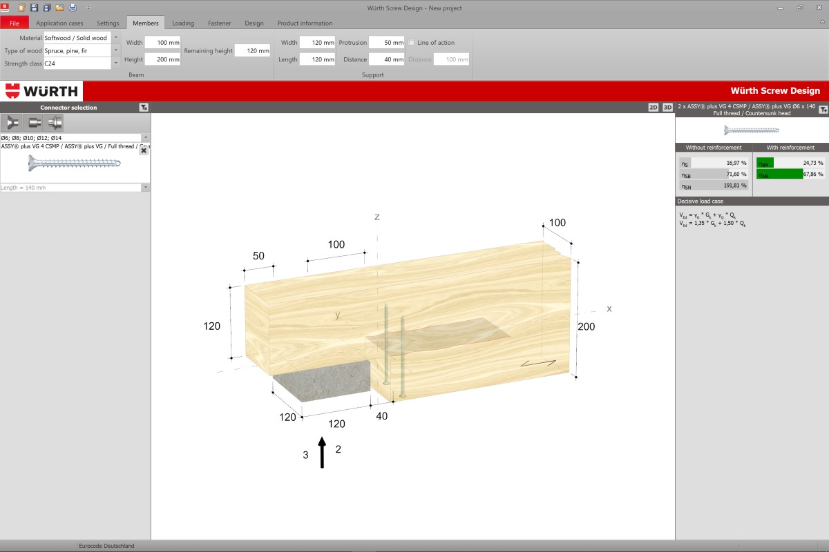 Timber screw design